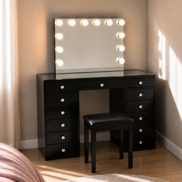 Coiffeuse Hollywood Classic - noire
