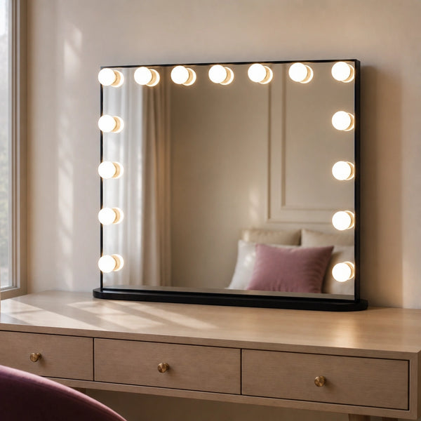 Miroir maquillage Anastasia XL - noir