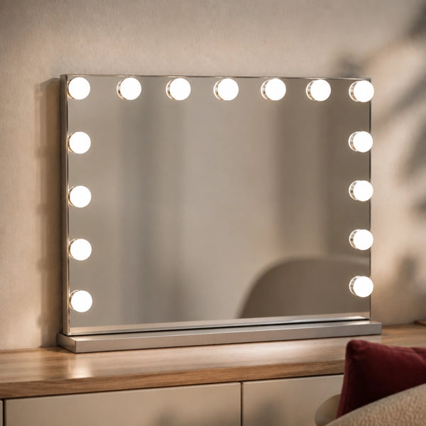 Miroir maquillage Namira - argent