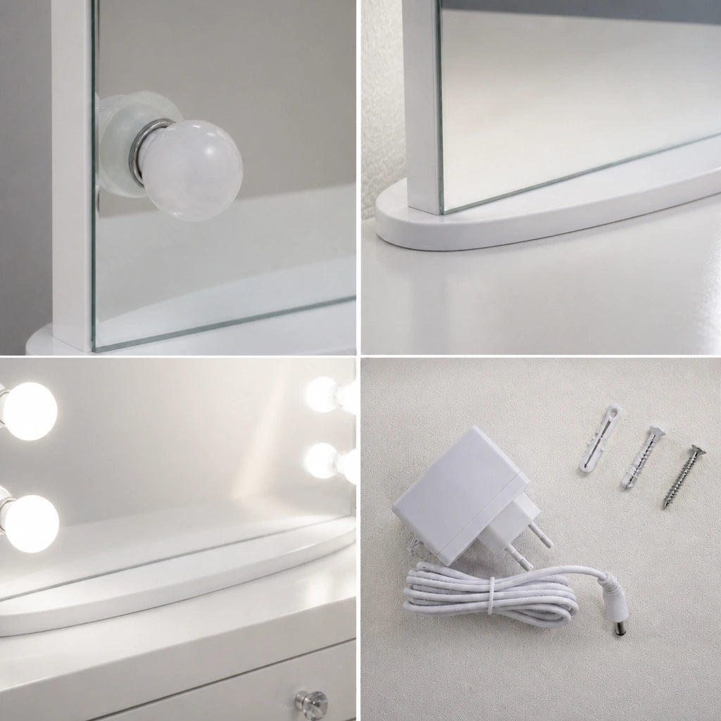 Miroir maquillage Anastasia - blanc